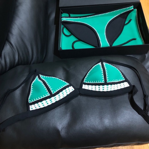 triangl Farrah Crochet/Neoprene bathing suit - Picture 4 of 6